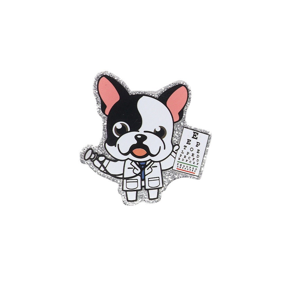 Wholesale 10pcs FlatBack Black Cat Acrylic Pin DIY Patch Accessories